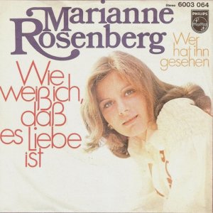 Marianne Rosenberg - Wie Wei� Ich, Da� Es Liebe Ist 3x3